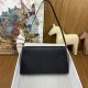 Hermes Hermès Kelly Elan 27 Goat Skin Black Silver Hardware Hand-Stitched