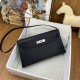 Hermes Hermès Kelly Elan 27 Goat Skin Black Silver Hardware Hand-Stitched