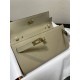 Hermes Hermès Kelly WOC 20.5 Light Grey Epsom Gold Hardware 20.5 x 11 x 2 cm Hand-Stitched