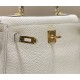 Hermes Hermès Mini Kelly 20 Togo White Gold Hardware Hand-Stitched