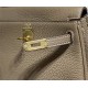 Hermes Hermès Mini Kelly 20 Togo Grey Gold Hardware Hand-Stitched