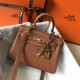 Hermes Hermès Mini Kelly 20 Togo Brown Gold Hardware Hand-Stitched