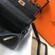 Hermes Hermès Mini Kelly 20 Togo Black Gold Hardware Hand-Stitched