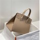 Hermes Hermès Birkin 30 Epsom External Stitching Grey Gold Hardware Hand-Stitched