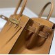 Hermes Hermès Birkin 25 Epsom External Stitching Brown Gold Hardware Hand-Stitched