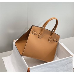 Hermes Hermès Birkin 30 Epsom External Stitching Brown Gold Hardware Hand-Stitched