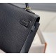 Hermes Hermès Mini Kelly 2 19 Epsom Black Gold Hardware Hand-Stitched