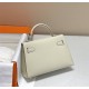 Hermes Hermès Mini Kelly 2 19 Epsom White Gold Hardware Hand-Stitched