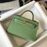 Hermes Hermès Mini Kelly 2 19 Epsom Green Gold Hardware Hand-Stitched