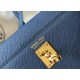 Hermes Hermès Mini Kelly 2 19 Epsom Dark Blue Gold Hardware Hand-Stitched