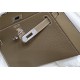 Hermes Hermès Mini Kelly 2 19 Epsom Dark Grey Silver Hardware Hand-Stitched