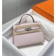 Hermes Hermès Mini Kelly 2 19 Epsom Dream Purple Silver Hardware Hand-Stitched