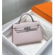 Hermes Hermès Mini Kelly 2 19 Epsom Dream Purple Silver Hardware Hand-Stitched