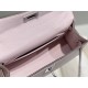 Hermes Hermès Mini Kelly 2 19 Epsom Dream Purple Silver Hardware Hand-Stitched