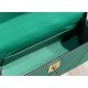 Hermes Hermès Mini Kelly 2 19 Epsom Bright Green Silver Hardware Hand-Stitched