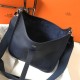 Hermes Hermès Evelyne 29 Togo Black Silver Hardware Hand-Stitched