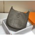 Hermes Hermès Evelyne 29 Togo Dark Grey Silver Hardware Hand-Stitched