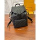 Louis Vuitton Montsouris Backpack in Monogram Eclipse Black (M46683): 32 × 40 × 19 cm