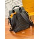 Louis Vuitton Montsouris Backpack in Monogram Eclipse Black (M46683): 32 × 40 × 19 cm