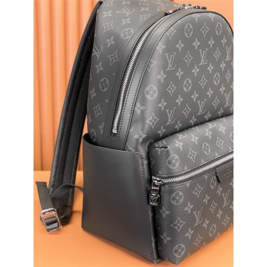 Louis Vuitton Discovery Small Backpack in Monogram Eclipse Black (M22558): 29x38x20 cm