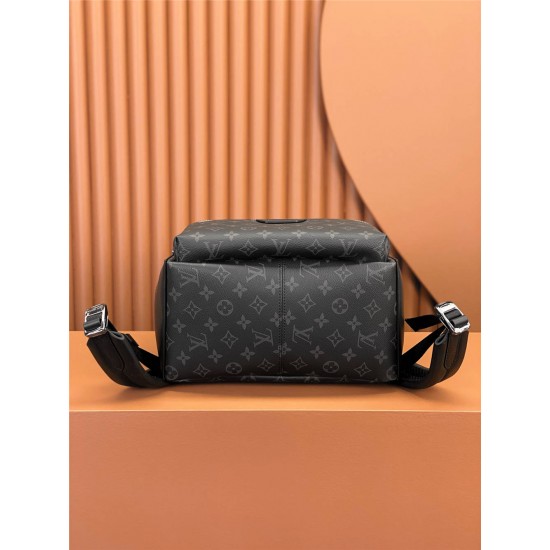 Louis Vuitton Discovery Small Backpack in Monogram Eclipse Black (M22558): 29x38x20 cm