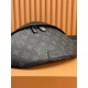 Louis Vuitton DISCOVERY Small Waist Bag (M46035) in Monogram Eclipse Black: 44x15x9cm