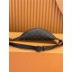 Louis Vuitton DISCOVERY Small Waist Bag (M46035) in Monogram Eclipse Black: 44x15x9cm