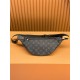 Louis Vuitton DISCOVERY Small Waist Bag (M46035) in Monogram Eclipse Black: 44x15x9cm