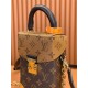 Louis Vuitton CAMERA BOX Handbag (M82465): Monogram and Monogram Reverse Canvas, Size - 12.5x17.6x6cm