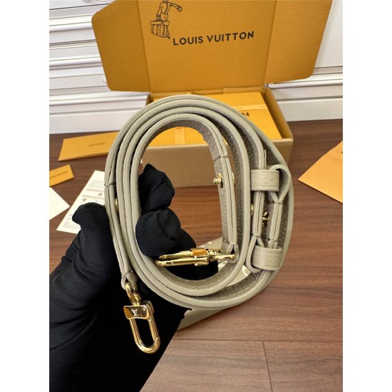 Louis Vuitton Wallet on Chain Ivy Handbag (M82210) - Ivory: Monogram Empreinte Grained Leather, Large Monogram Pattern, Size - 23.5x12.0x4.3 cm