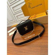 Louis Vuitton OXFORD Handbag (M22735) - Black: Soft Grained Leather, Size - 22x16x9.5cm