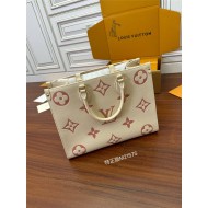 Louis Vuitton ONTHEGO Medium Handbag (M21575): Monogram Empreinte Embossed Leather, Size - 35x27x14cm