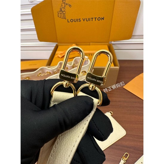 Louis Vuitton Summer Bundle Handbag (M46545) - Yellow Print: Dégradé Monogram Empreinte Embossed Leather, Size - 28x20x11.5 cm