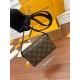 Louis Vuitton Yellow Men's Steamer Bag (M82534): Soft Monogram Taurillon Leather, Steamer-style chain, Size - 18.0x11.0x6.5cm (Length x Height x Width)