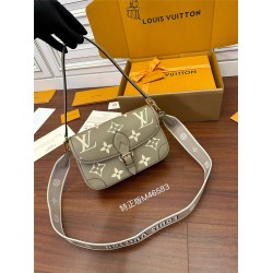 Louis Vuitton Diane Elephant Grey Print Handbag (M46583): Size - 23x16x8.5cm