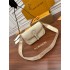 Louis Vuitton DIANE Handbag (M46388) - White: Classic Monogram Empreinte Embossed Leather, Size - 23x16x8.5cm