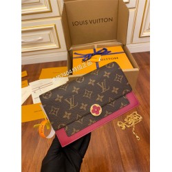 Louis Vuitton M67404 Flore Chain Wallet: Size - 17.5x11.5x3.5cm