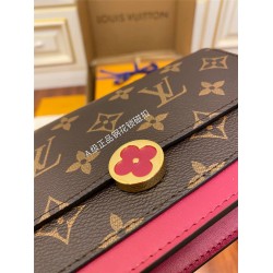 Louis Vuitton M67404 Flore Chain Wallet: Size - 17.5x11.5x3.5cm