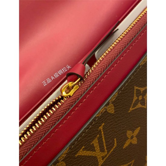 Louis Vuitton M67404 Flore Chain Wallet: Size - 17.5x11.5x3.5cm