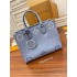 Louis Vuitton ONTHEGO Medium Handbag (M45718) - Blue (By The Pool Capsule Collection): OnTheGo Medium Tote Bag, Size - 35x27x14cm