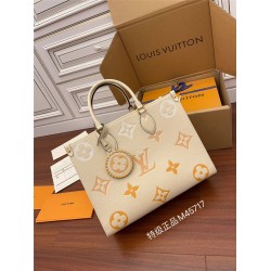 Louis Vuitton ONTHEGO Medium Handbag (M45717) - Vanilla Yellow (By The Pool Capsule Collection): Size - 35x27x14cm