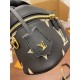 Louis Vuitton M45780 Black Embossed Vanity Small Handbag: Size - 19×13×11cm