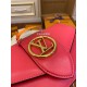 Louis Vuitton M55949 Peony Pink LV PONT 9 Handbag: LV Pont 9 Handbag made of smooth leather, Size - 23x15x8cm