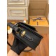 Louis Vuitton M55948 Black LV PONT 9 Handbag made of smooth leather, Size - 23x15x8cm