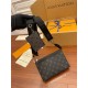 Louis Vuitton M81124 Monogram Eclipse Black Gaston: Size - 22.0x14.5x4.5cm