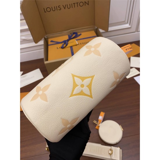 Louis Vuitton PAPILLON BB Handbag (M45708) - Vanilla Yellow: Size - 20x10x10cm