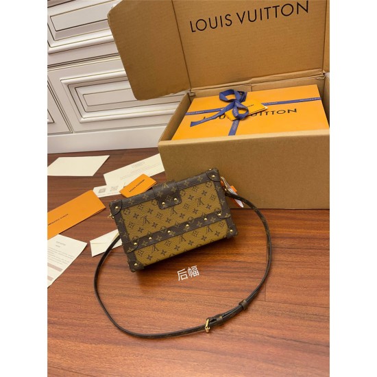 Louis Vuitton M44154 Classic Soft Trunk bag: Monogram Reverse Canvas, Size - 20.0x12.5x5.0cm