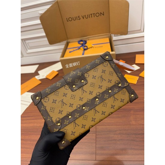 Louis Vuitton M44154 Classic Soft Trunk bag: Monogram Reverse Canvas, Size - 20.0x12.5x5.0cm