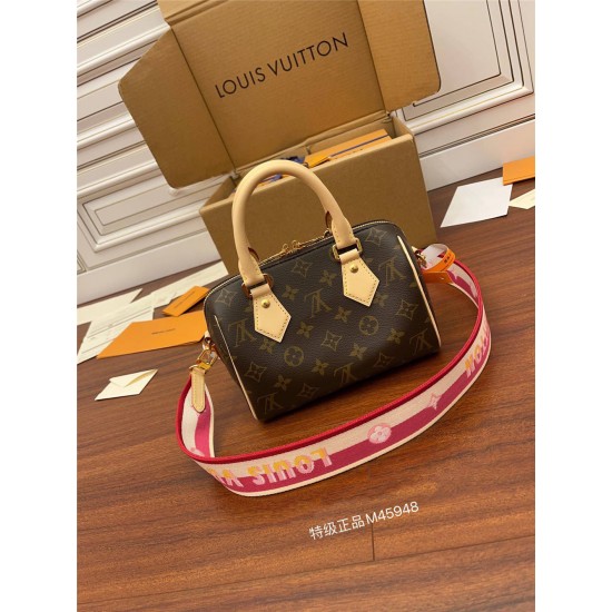 Louis Vuitton SPEEDY 20 Handbag (M45948) 2021 Autumn/Winter Collection: Size - 20x13.5x11.5cm