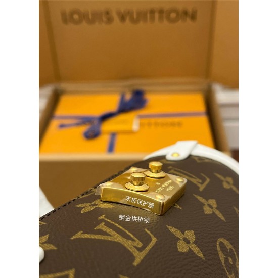 Louis Vuitton PAPILLON TRUNK Handbag (M81485) Papillon Trunk: Size - 19x9x9cm